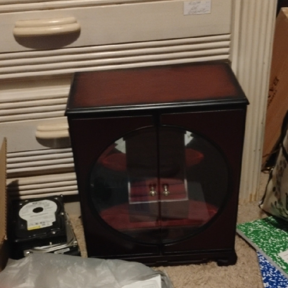 Elegant Brown Storage Cabinet